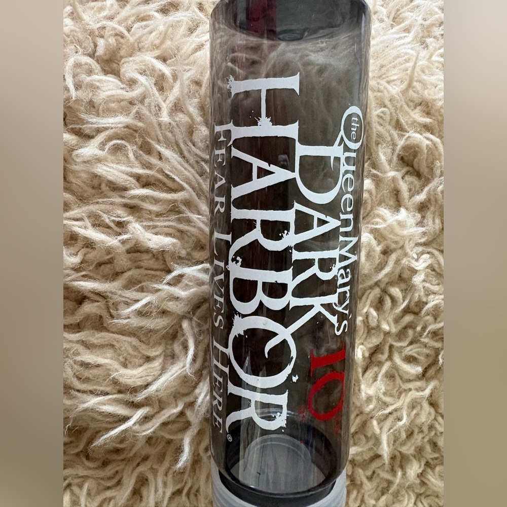 Queen Mary’s 10th Anniversary Dark Harbor Black Tumbler